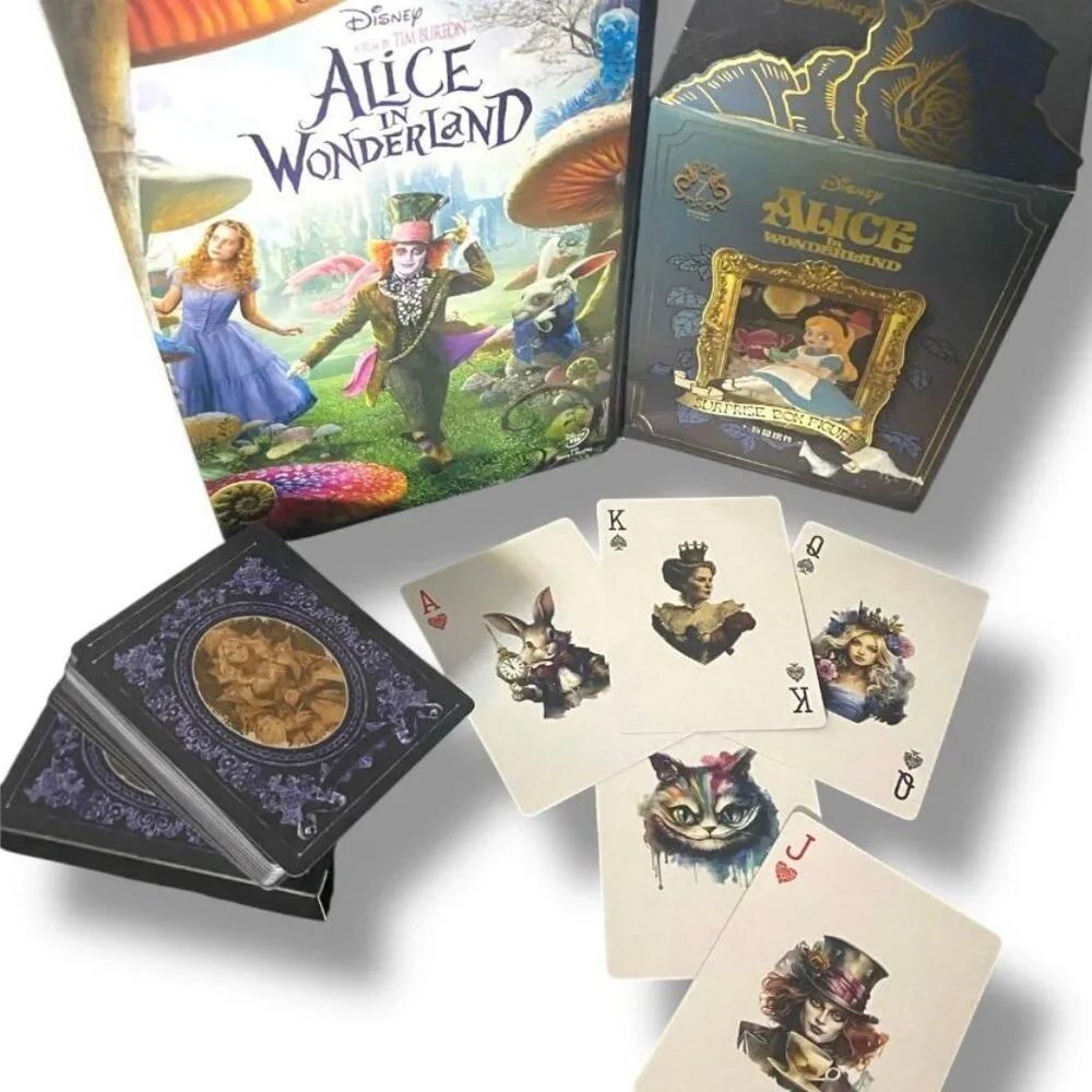 NEW-ALICE IN WONDERLAND (COLLECTORS BUNDLE) BLINDBOX,VINTAGE STYLE CARD NO DVD - Picture 7 of 7